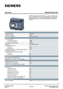 7KM2200-2EA00-1JB1 - műszaki adatlap