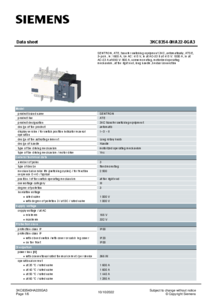 Siemens 3KC átkapcsoló - 3KC8354-0HA22-0GA3 - műszaki adatlap