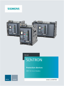 Sentron 3WA légmegszakítók - részletes termékismertető