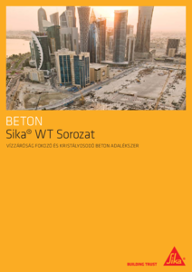 Sika WT betonadalékszerek - általános termékismertető