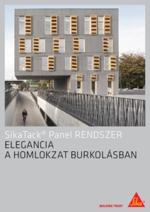 SikaTack Panel homlokzatburkolat ragasztó rendszer - részletes termékismertető