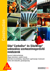 Sika CarboDur szerkezetmegerősítő rendszer - részletes termékismertető