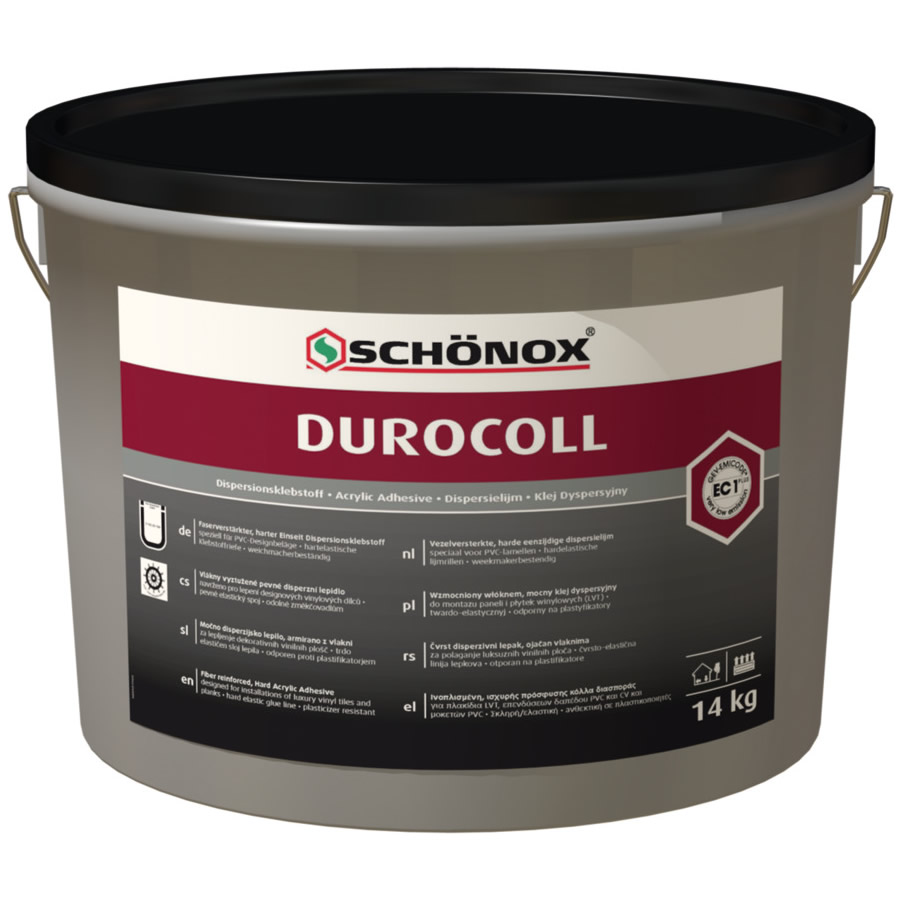 Schönox Durocoll szálerősített diszperziós ragasztó