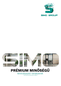 SIMO prémium minőségű térelválasztó rendszerek <br>
(termékkatalógus, 2022) - részletes termékismertető