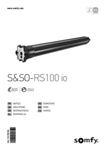 Somfy RS 100 io rádiós motor - szerelési útmutató