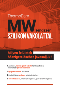 ThermoDam MW rendszer szilikon vakolattal - általános termékismertető