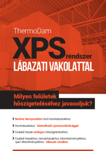 ThermoDam XPS rendszer lábazati vakolattal - általános termékismertető