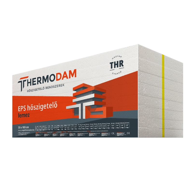 ThermoDam EPS 100 lépésálló hőszigetelő lemez