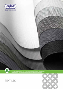 SYBA textil katalógus - általános termékismertető