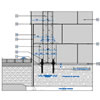 Függőleges koszorú kialakítás falsarok esetén - CAD fájl