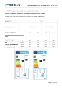 TERRALUX Sunglow 16 és 20 monoblokkos levegő-víz hőszivattyúk - részletes termékismertető