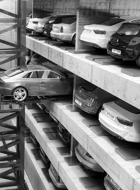 Parking Smart horizontális típusú automata parkolási rendszerek