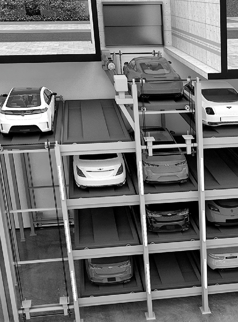Parking Smart körkörös-többszintes automata parkolási rendszerek