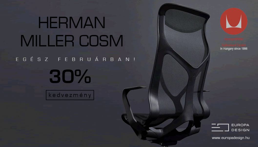 30% kedvezmény a Herman Miller Cosm székekre