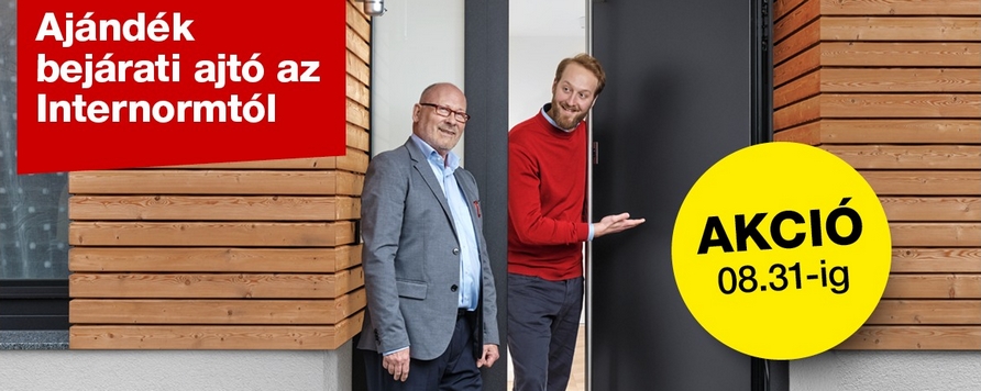 Ajándék bejárati ajtó az Internormtól
