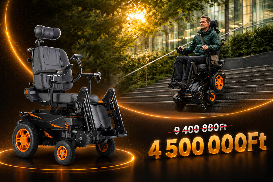 Akciós IT TopChair lépcsőjáró kerekesszék – most 4 500 000 Ft-ért!