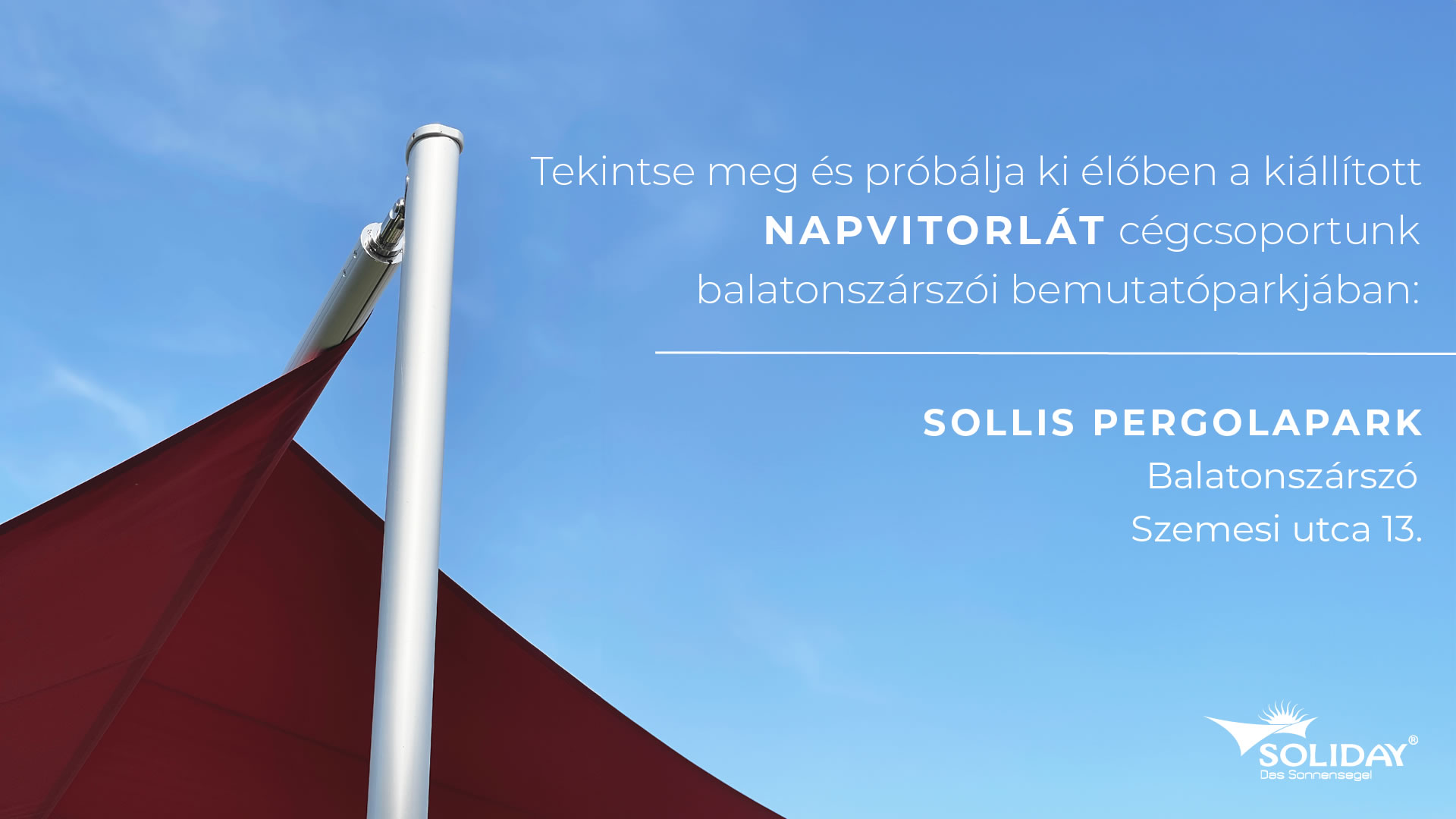 Ismerje meg a BRUSTOR Magyarország napvitorla kedvezményeit