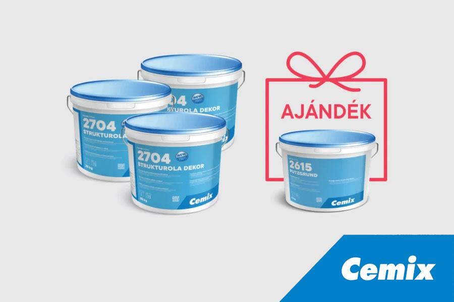 Cemix színezővakolat akció