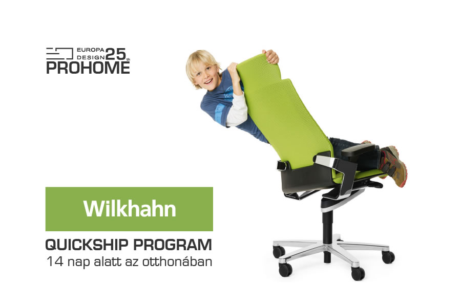 Wilkhahn Quickship program: 14 nap alatt az otthonában - Az akció május 31-ig érvényes