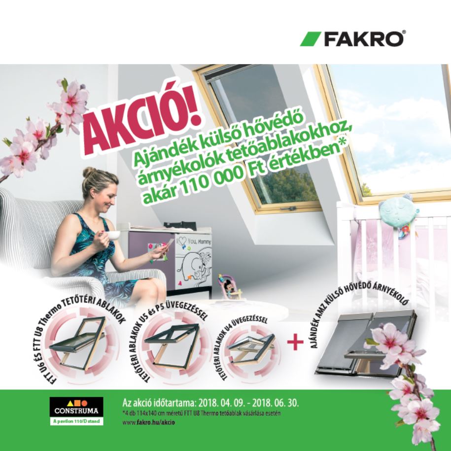 FAKRO tavaszi akció 2018