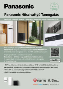 Panasonic Hőszivattyú Támogatás - részletes termékismertető