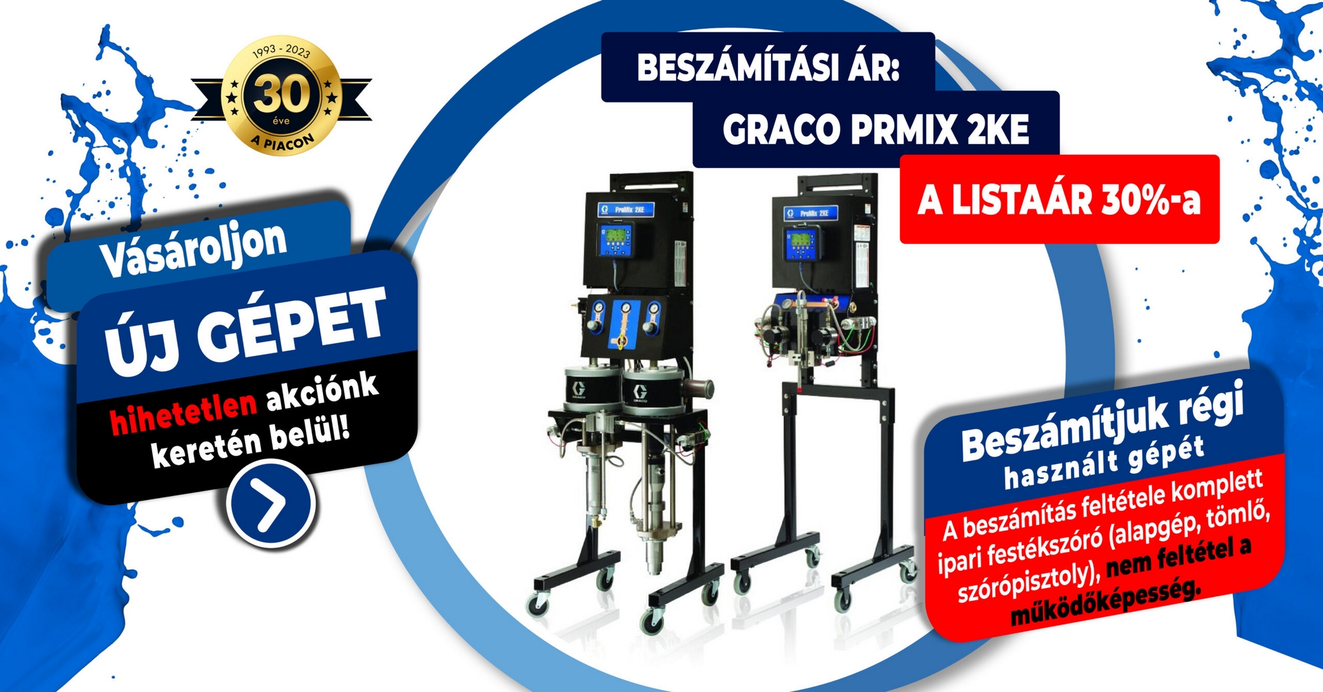 Gépbeszámítás akció a Recycolortól - Graco Triton szórócsomagok: 25-30% típustól függően