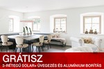 3-rétegű SOLAR+ üvegezés és alumínium borítás most grátisz a legtöbb Internorm ablakhoz 