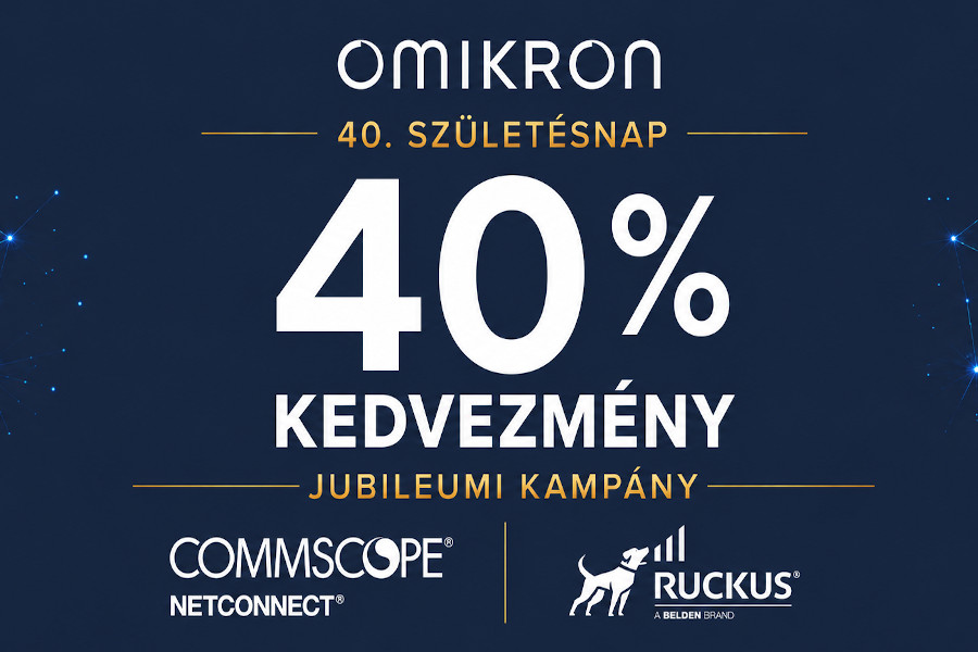 OMIKRON 40 év – 40% kedvezmény