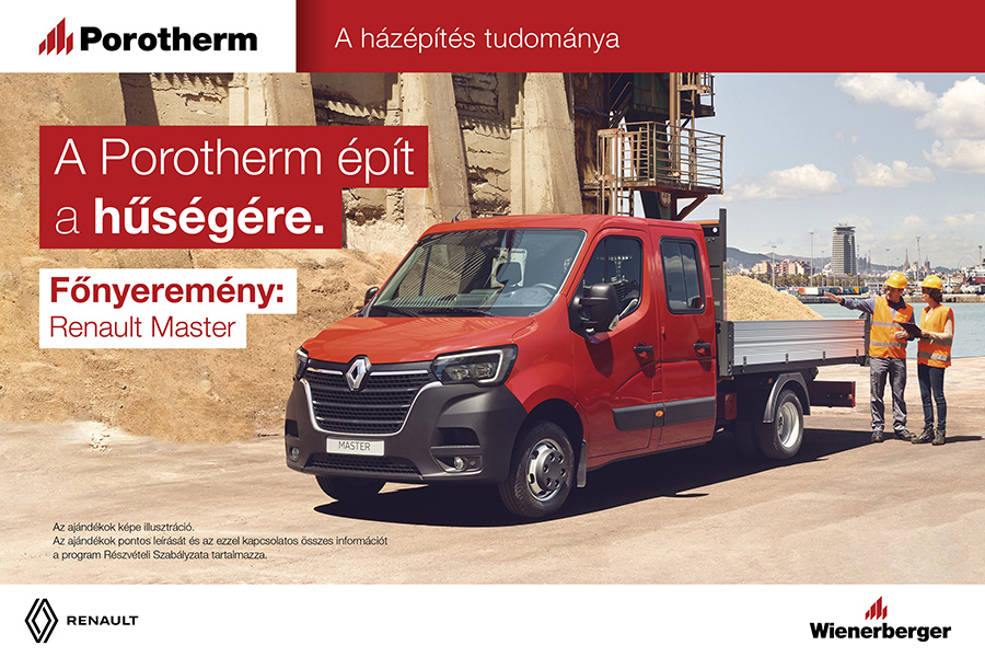 A Porotherm épít a hűségére. Legyen az Ön vállalkozása is Porotherm Partner!