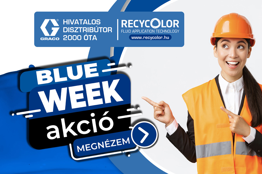 Recycolor Blue Week akció