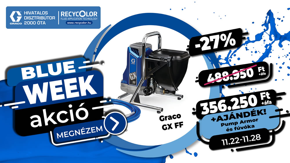 GRACO GXFF elektromos airless szóróberendezés