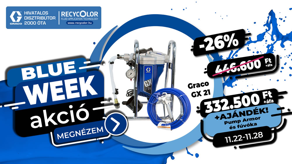 GRACO GX21 elektromos airless szóróberendezés	