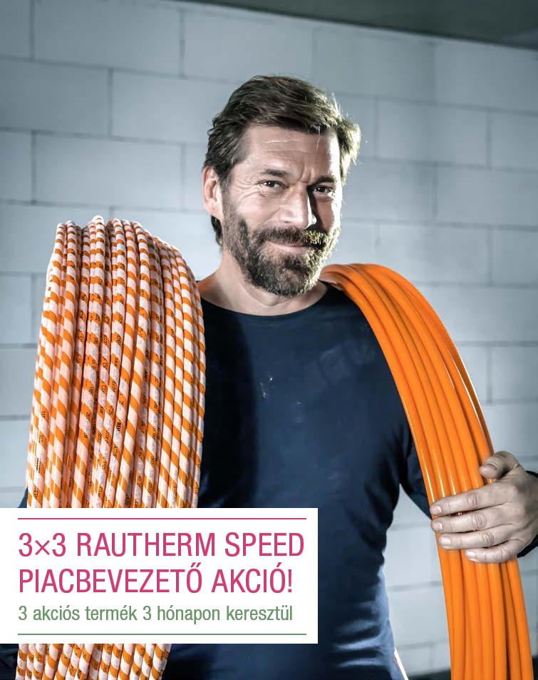 REHAU 3×3 RAUTHERM SPEED  akció 