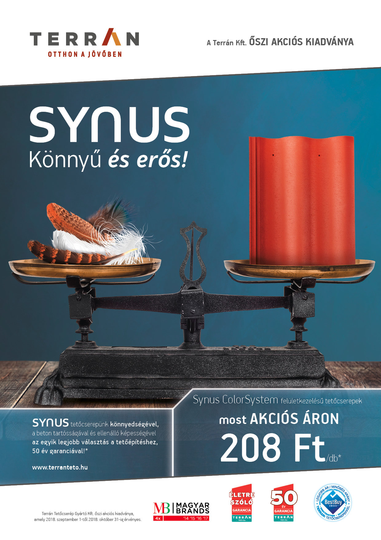 Terrán Synus Colorsystem és Zenit Resistor termékcsalád akció