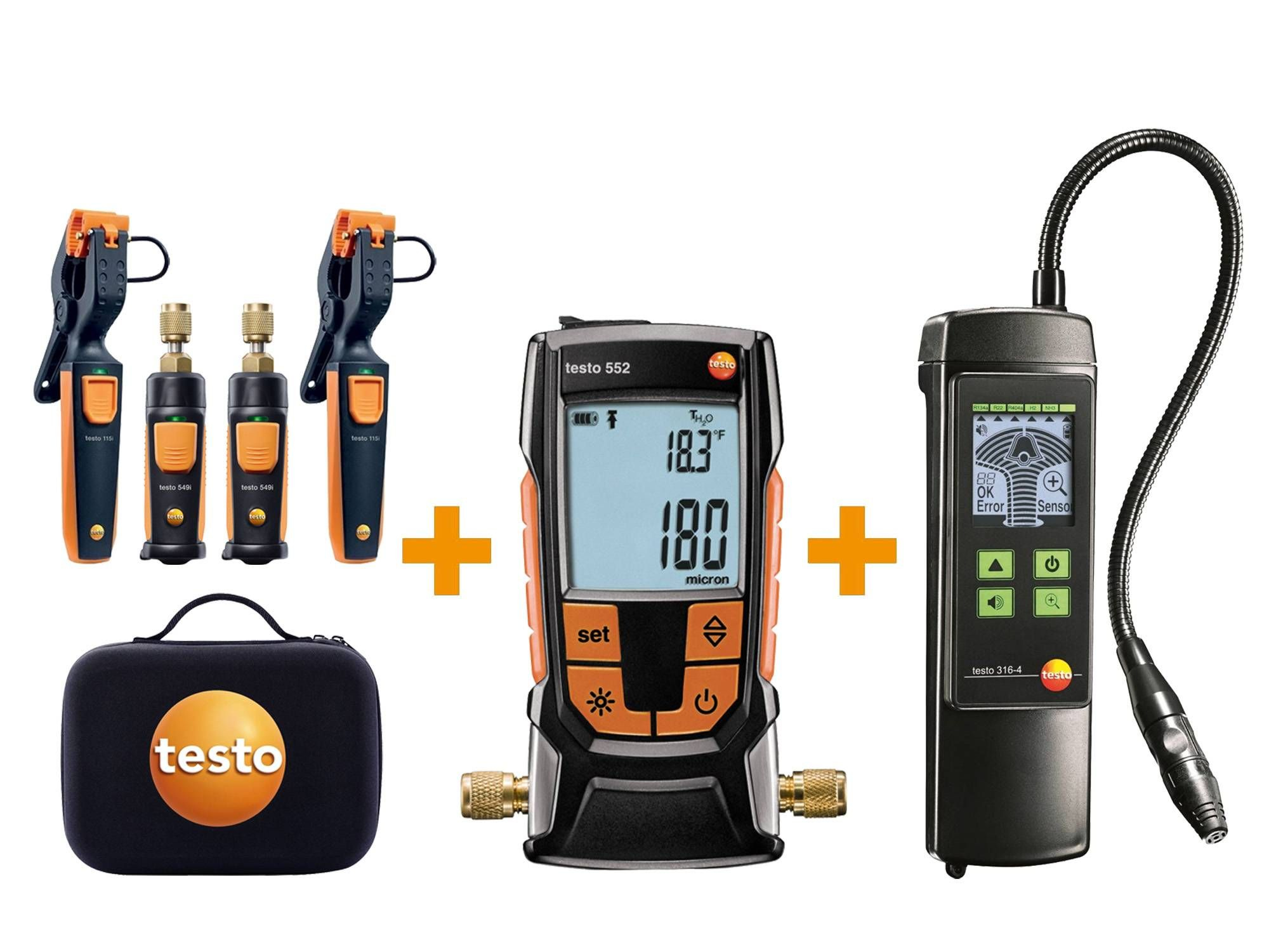 Testo hűtéstechnikai szettek 7% kedvezménnyel