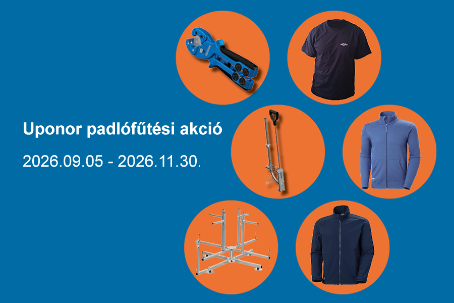 Uponor padlófűtési rendszer akció