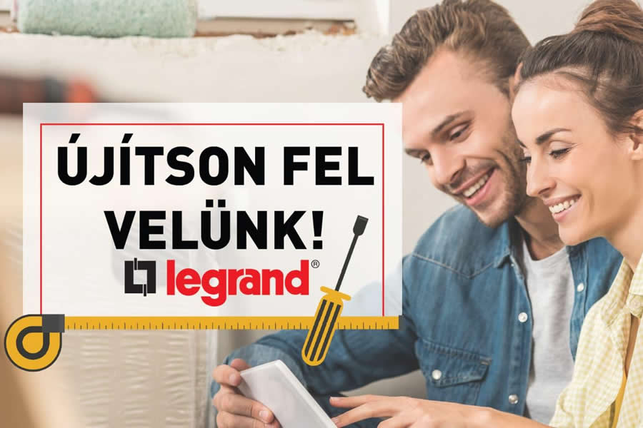 Vásároljon most Legrand termékeket és egy praktikus elosztósor lesz az ajándéka
