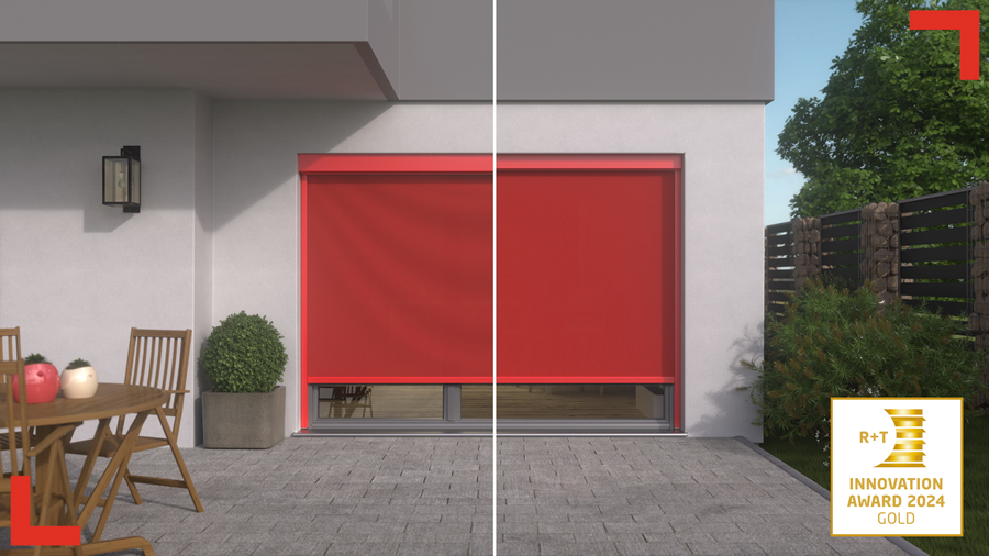Lomax Screen kültéri textilárnyékoló – Zoomtech® technológia