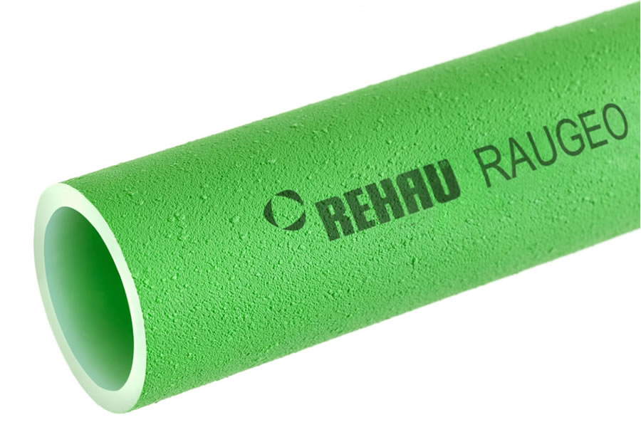 A REHAU RAUGEO PE-Xa talajszonda energiatakarékos, környezetbarát lakóépületekben