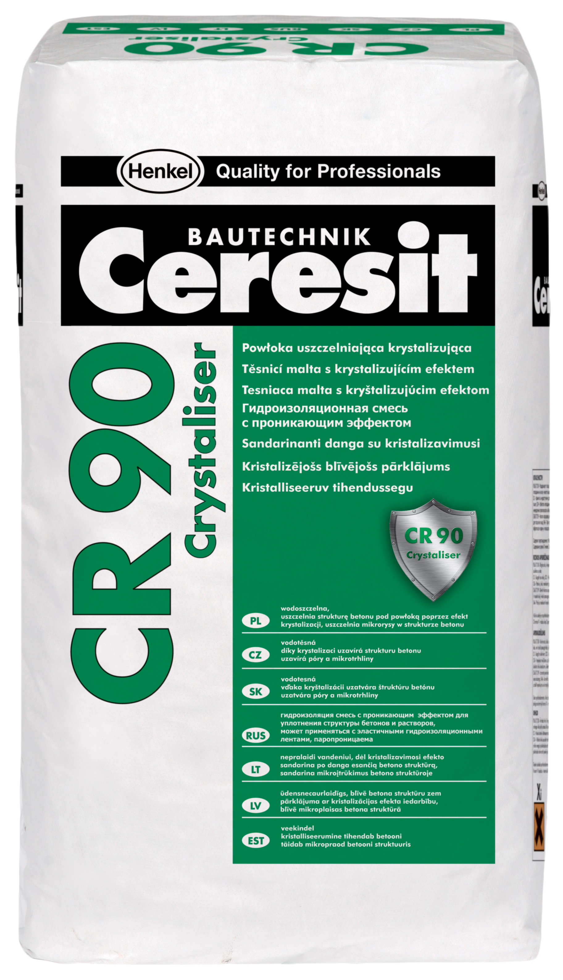 A Ceresit CR 90 kristályképző előnyei egy hagyományos vízszigetelő habarccsal szemben