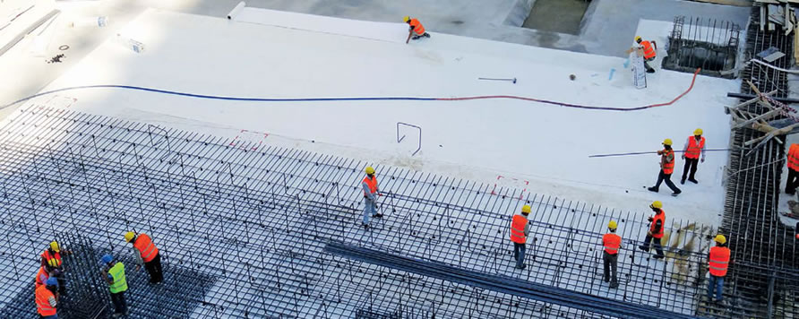 Az előre felhelyezhető Preprufe® R vízszigetelő rendszer előnyei