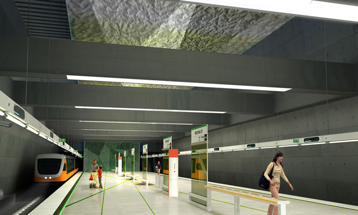 Expandált lemez és anyagkísérletek a 4-es metróban