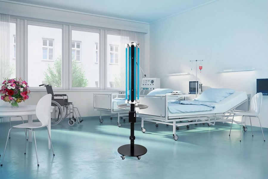 Fertőtlenítés UV-C sugárzással