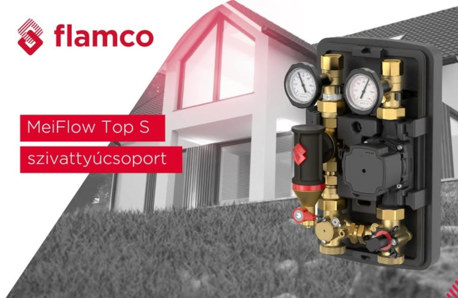 Flamco MeiFlow Top S szivattyús egységek alkalmazása hűtési és fűtési rendszerekben