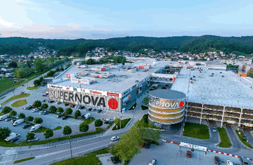 Ljubljlana, Supernova bevásárlóközpont Ljubljlana, Supernova bevásárlóközpont