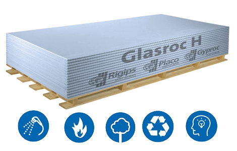 Rigips Glasroc H Ocean építőlemez