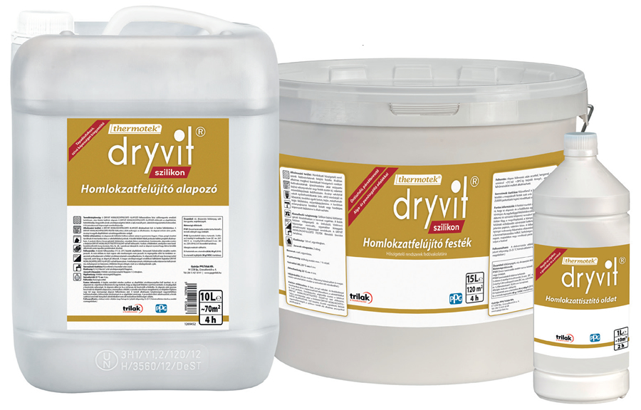 Homlokzattisztítás és -felújítás a Thermotek Dryvit termékcsaláddal