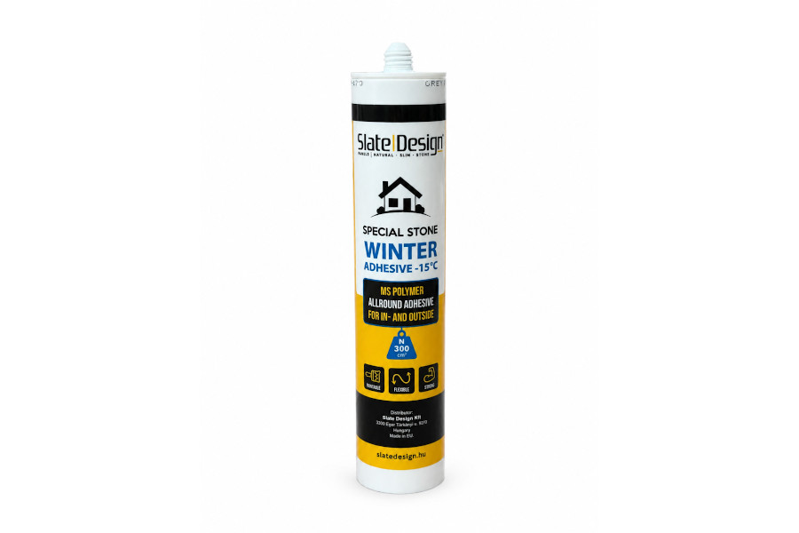 Hosszabb kivitelezési szezon a Slate Design® Winter kőfurnér-ragasztóval