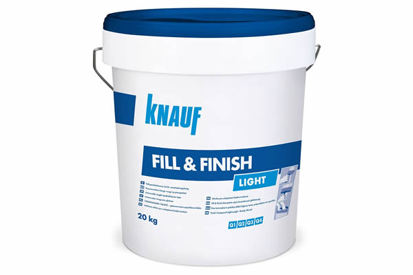 A Knauf Fill & Finish Light jóval kiadósabb, mint a legtöbb készglett