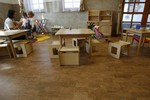 Laurum parafa burkolat a kartali bölcsődében